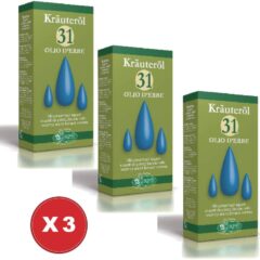 Olio 31  krauterol  TRE pezzi da 100 ml