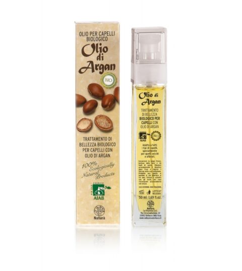 Olio di Argan Biologico Ristrutturante per Capelli 50ml